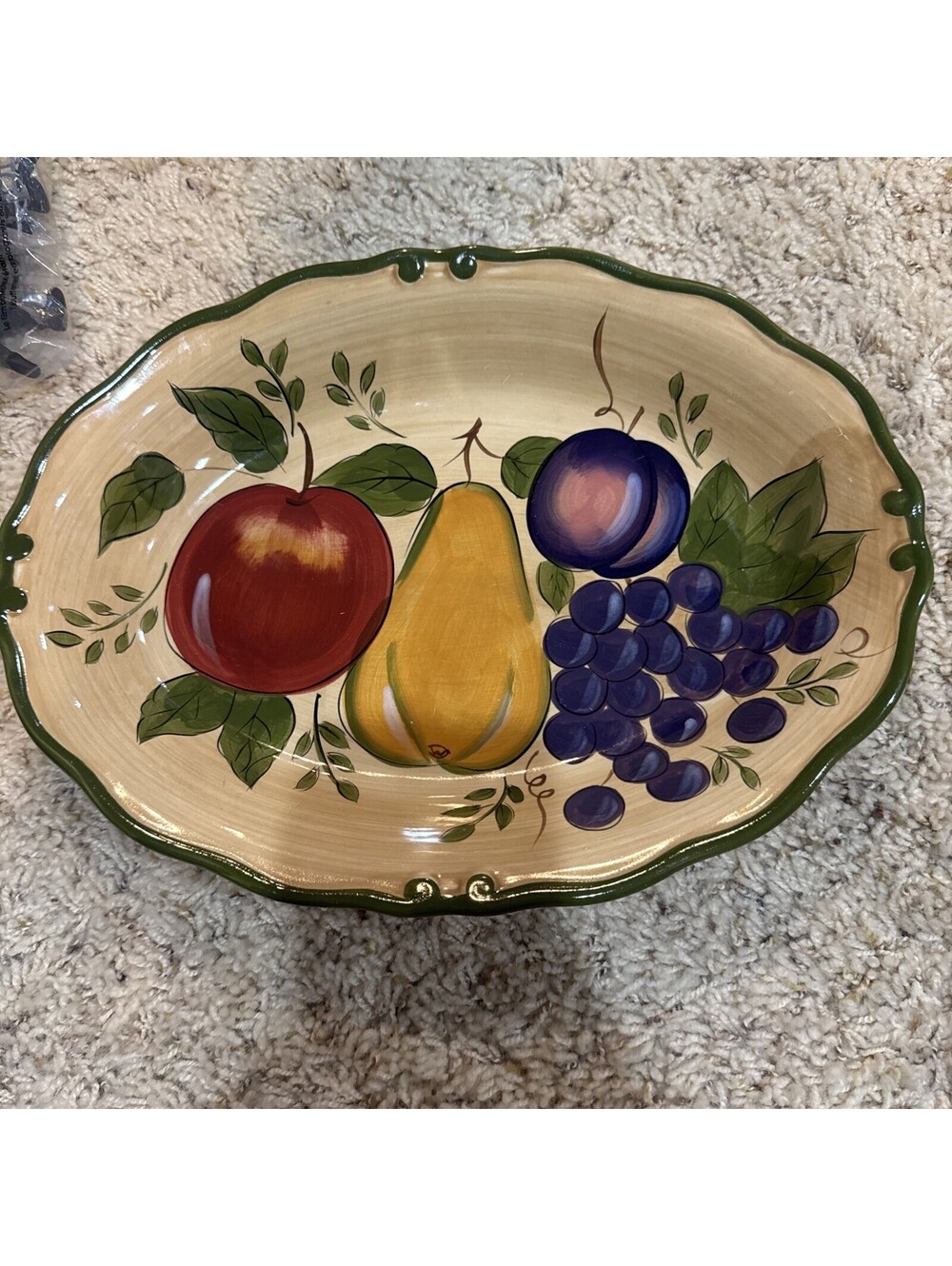 Granada Home Trends Large 18 Inch Oval Serving Platter